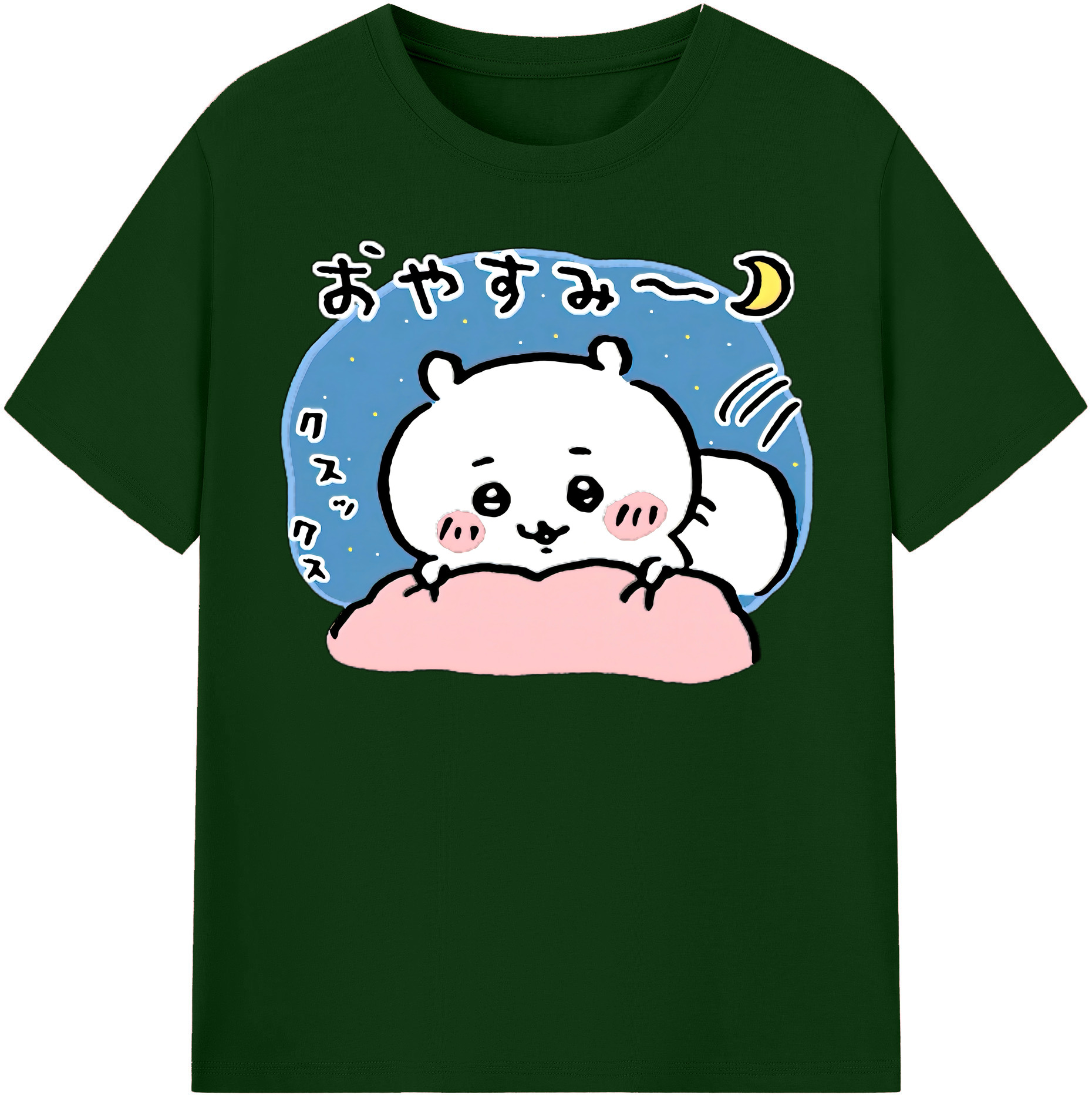 （画像用） ちいかわ ちいかわ Chii-kawa chiikawa 綿100％半袖Tシャツ（フロントプリント）